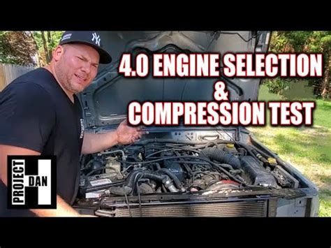 JEEP CHEROKEE 4.0 COMPRESSION TEST, CYLINDER 